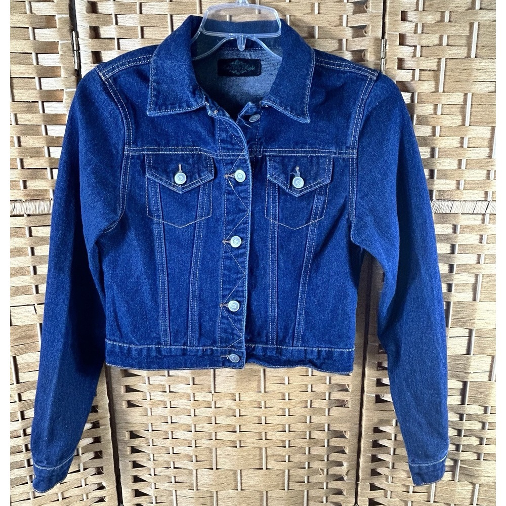 Denim Jacket Rebel By Right distressed juniors size medium Rebel By Right